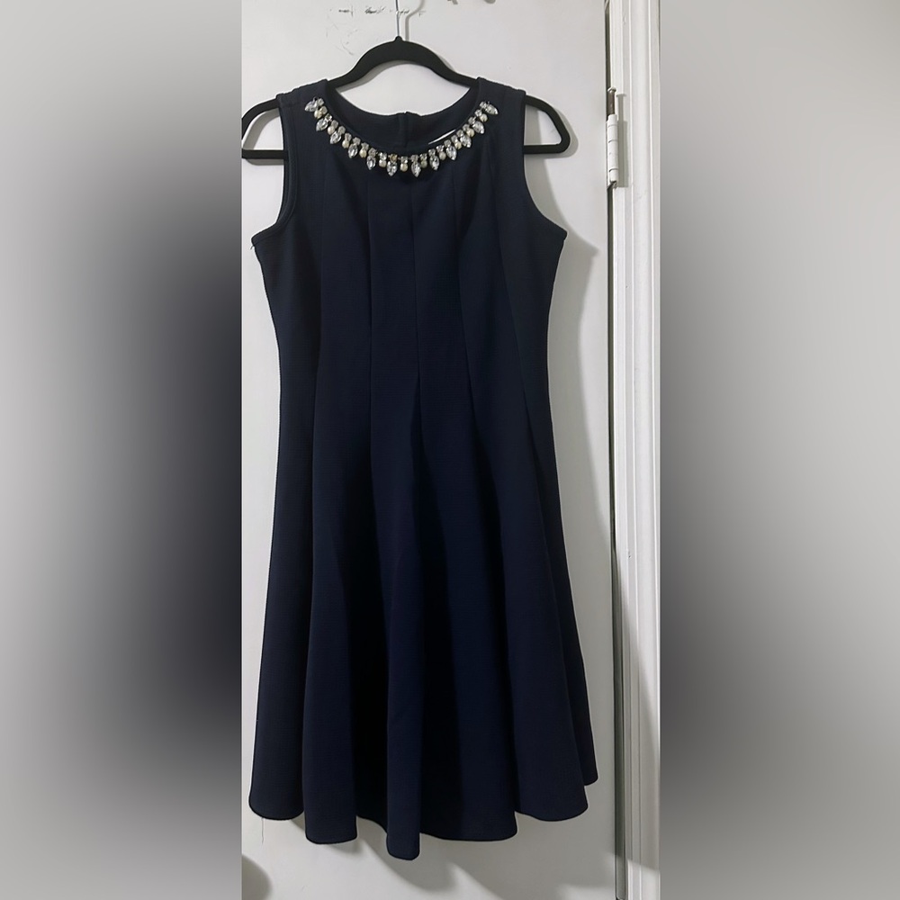 HAANI Navy Sleeveless Dress
